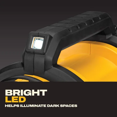 Miniatura 4 de DEWALT Inflador de neumáticos, compresor de aire portátil de 20V MAX, bomba de aire para automóvil con apagado automático, luz LED, solo herramienta