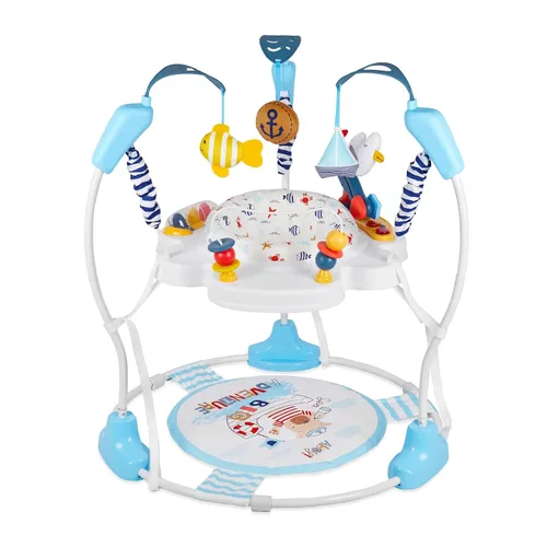 Miniatura 2 de Centro de Actividad para Bebés, Saltarines y Rebotadores Infantiles con Música, Luces, Juguetes para Bebés, Asiento Giratório de 360°, 3 Alturas