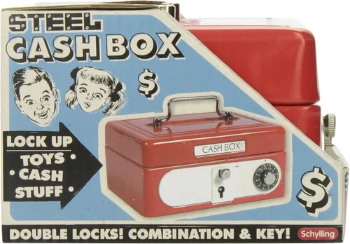 Miniatura 4 de Schylling Locking Cash Box Red, 1 EA