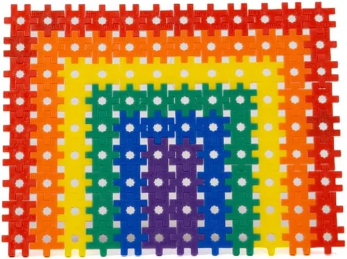 Miniatura 8 de KADU Rainbow - Juego de 250 piezas STEM/STEAM + juguete de construcción, para juegos abiertos + imaginativos a partir de 5 años Arcoír