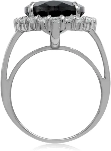 Miniatura 4 de Silvershake Huge 18X13mm Genuine Gemstones 925 Sterling Silver Right Hand Cocktail Ring Jewelry for Women