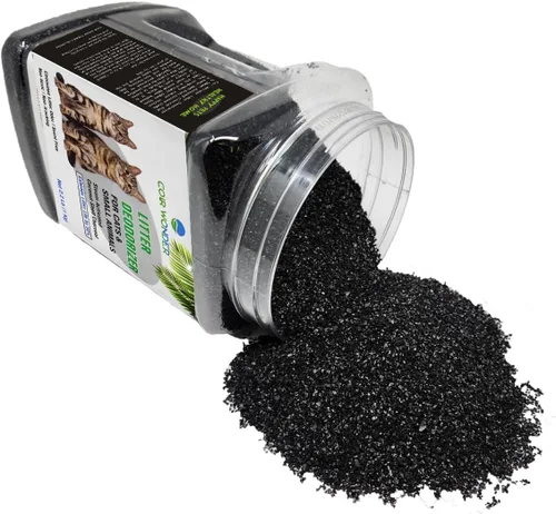 Miniatura 2 de Coir Wonder Desodorizador para Arena de Gatos – Carbón Activado de 2.2 Libras – Eliminador de Olores para Caja de Arena, Gallinero, Recintos