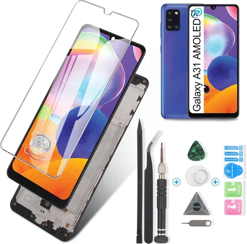 Pantalla OLED para Samsung Galaxy A31 Reemplazo de pantalla para Samsung A31 A135 SM-A315F SM-A315F/DS SM-A315G/DS Pantalla táctil LCD Digitalizador