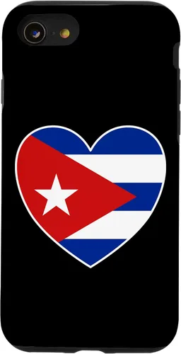 Miniatura 18 de iPhone 13 Pro Max I Heart Cuba - Divertida funda con bandera cubana