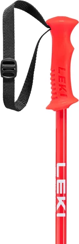 Miniatura 2 de Bastones de esquí para niños Leki Rider de aluminio ligero para esquí de descenso Gasolina-rojo brillante-blanco