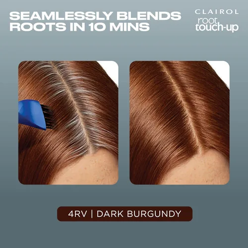 Miniatura 4 de Clairol Root Touch-Up de Nice'n Easy - Tinte permanente de cabello para retoque de raíces, color 4RV - rojizo oscuro, 2