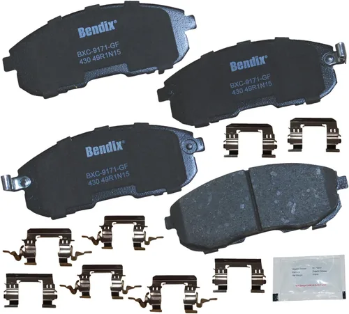 Miniatura 334 de Pastillas de freno delanteras cerámicas Bendix Priority1 CFC2302 para Hyundai Elantra 2021, Sonata 2022-2020, Kia K5 2023-2021