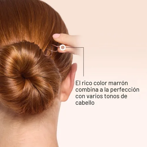 Miniatura 4 de Kitsch Horquillas en espiral para niñas y mujeres, para hacer moños, puntas redondeadas, resistentes a las astillas, horquillas para el cabello