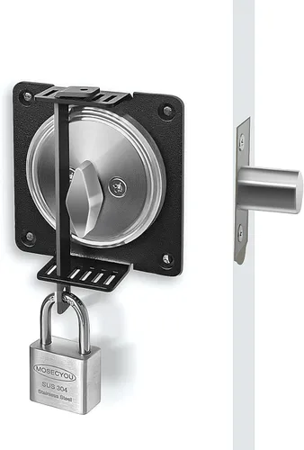 Miniatura 9 de Protector de Seguridad de Cerrajo, Dispositivo de Bloqueo de Cerrajo, Cerradura Temporal de Puerta, Bloquea el Acceso al Llavero y Desactiva