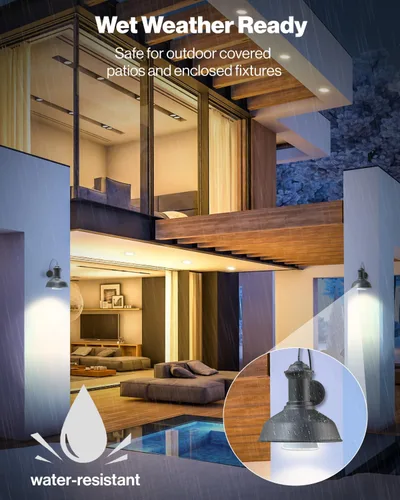 Miniatura 6 de Sunco - Paquete de 10 bombillas LED PAR30, luz de inundación residencial para interiores y exteriores, CRI90 equivalente a 75 W, 11 W, regulable