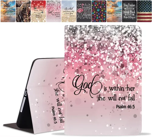 Miniatura 29 de Funda para Samsung Galaxy Tab A8 de 10.5 pulgadas (SM-X200/X205/X207), funda delgada de piel sintética con función de encendido y apagado automático