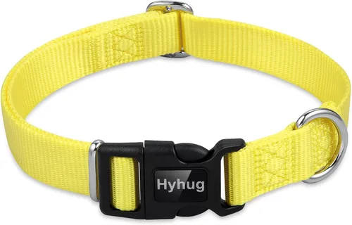 Miniatura 14 de Hyhug Pets - Collar clásico para perros de la colección regular de color sólido (S, negro)