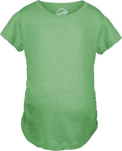 Miniatura 2 de Camiseta de maternidad para mujer, camiseta de embarazo lisa en blanco con anuncio de bebé