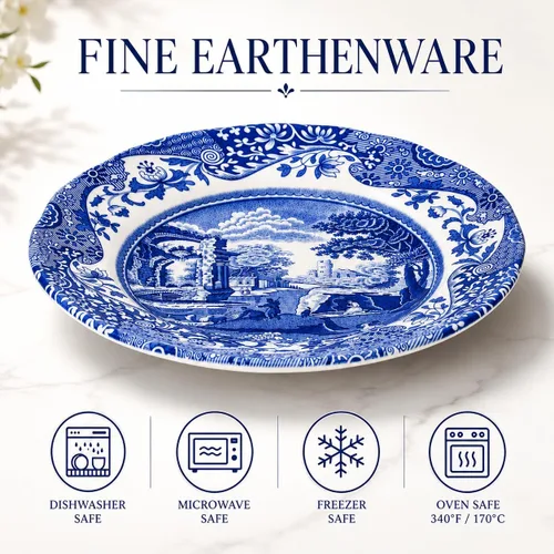 Miniatura 3 de Spode Plato de pan y mantequilla italiano azul, juego de 4
