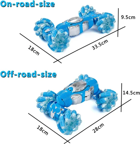 Miniatura 9 de BEMITON Coches RC de Control Remoto para Niños, Coche de Acrobacias RC con Sensor de Gestos Regalos para Niños de 6 7 8-12 9 10 11 Años, Camión