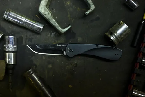 Miniatura 8 de OUTDOOR EDGE RAZOR VX1 - Cuchillo de bolsillo plegable EDC asistido con hoja reemplazable Hoja de acero inoxidable de 3 pulgadas, mango de Negro