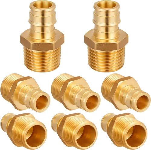 Miniatura 21 de 1 "X 1" Codo de 90 grados Pex A Accesorios de expansión Accesorios de latón Herramienta de crimpado Pex para conexión de tubería de tubería, ASTM