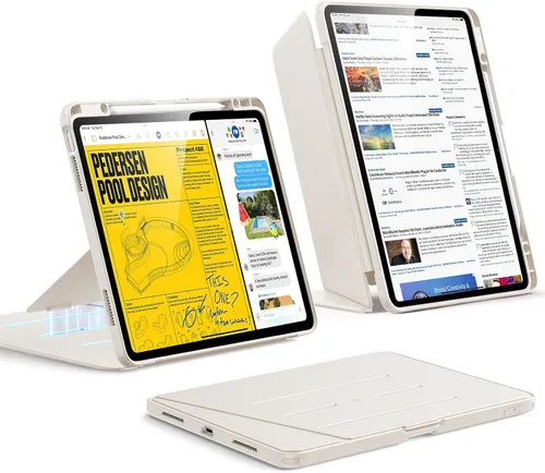 Miniatura 38 de ESR - Funda para iPad Air de 11 pulgadas M3/M2 (2025/2024), iPad Air de 5ª/4ª generación (2022/2020), funda con soporte vertical, múltiples ángulos