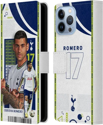 Miniatura 41 de Head Case Designs Officially Licensed Tottenham Hotspur F.C. Cristian Romero 2022/23 First Team Leather Wallet Case Compatible with Apple iPhone 11