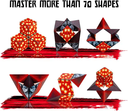 Miniatura 8 de SHASHIBO Bundle - Shashibo Battle Shapes Magnetizing Puzzle Juego y Holográfico - Solar
