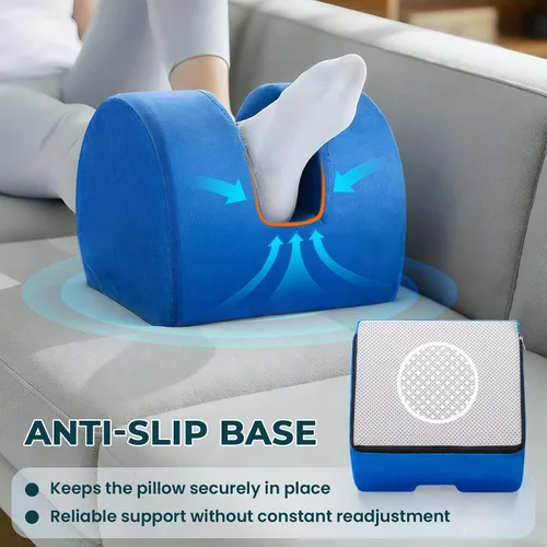 Miniatura 7 de Almohada de repuesto de rodilla, almohada ergonómica de elevación de pie para soporte de piernas, cojín de espuma de alta densidad para aliviar
