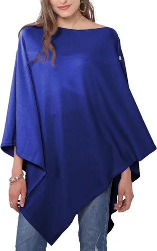 Miniatura 71 de MissShorthair Versatile Women's Shawl Wrap – Soft Knitted Poncho Cape Scarf for Fall Winter