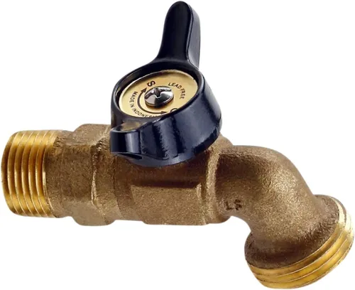Miniatura 3 de Everflow Supplies 46121-NL - Babero de manguera de cuarto de vuelta con 1/2" Mip y una copa de soldadura de 1/2