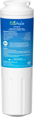 EcoAqua Filtro de repuesto, compatible con Maytag UKF8001, EDR4RXD1, Whirlpool 4396395, Puriclean II, Kenmore 46-9006, Everydrop Filter 4, filtro de
