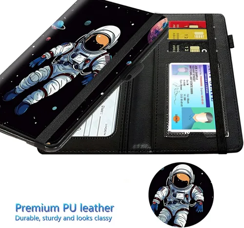 Miniatura 143 de Funda para chequera para hombres y mujeres, cartera de cuero RFID con ranuras para tarjetas de crédito, soporte de cheques duplicados personales