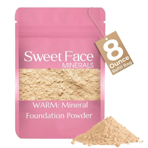Miniatura 42 de Sweet Face Minerals - Recambio de polvo de base (BEIGE) (bolsa de 0.42 oz) por Sweet Face Minerals, polvo de maquillaje ligero y mineral suelto