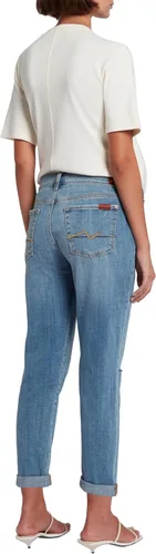 Miniatura 2 de 7 For All Mankind Jeans Josefina de maternidad para mujer con un agujero en la rodilla