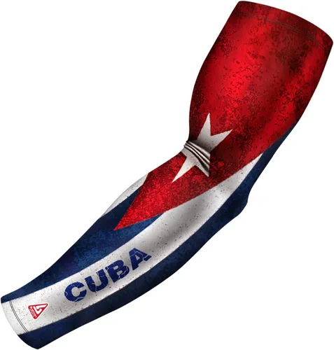 Miniatura 34 de B-Driven Sports Sleeve Pro-Fit - Manga Patriótica - Estados Unidos, Cuba, México, Israel, Canadá, Venezuela, Rep. Dominicana - Individual Bandera