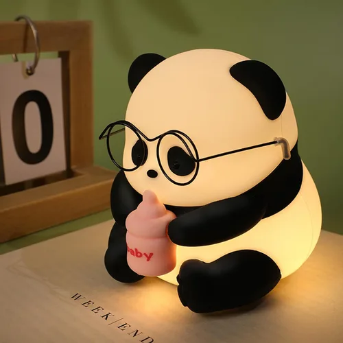 Miniatura 15 de Happy Duck Luz de noche con sombrero Regalo de cumpleaños Lámpara de silicona linda Dormitorio Luz de sueño LED Niños Linda luz nocturna Luz