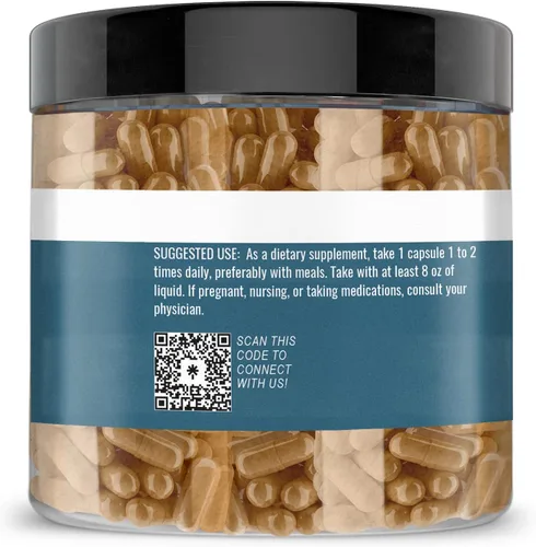 Miniatura 4 de Earthborn Elements Resveratrol 200 cápsulas, puro y sin diluir, sin aditivos