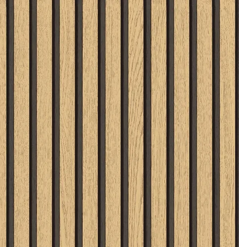 Miniatura 14 de myforHD Papel tapiz despegable y adhesivo de rejilla de madera con rayas, papel tapiz autoadhesivo de madera falsa, papel de contacto de madera