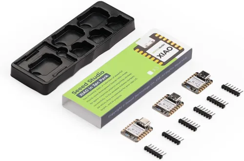 Miniatura 5 de XIAO nRF52840 Paquete de 3 piezas: NFC, antena Bluetooth 5.0 integrada, compatible con Arduino, MicroPython, CircuitPython, tinyGo, Zephyr