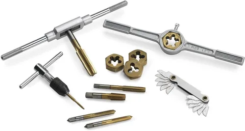 Miniatura 2 de J&R Quality Tools - Juego de 40 piezas de troqueles hexagonales y recubiertos de titanio, métrico