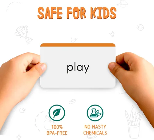Miniatura 6 de merka Tarjetas flash de palabras a la vista – 150 tarjetas, juego B – frituras de palabras y vocabulario para lectura de primer grado