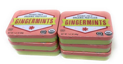 Miniatura 5 de Gingermints USDA Pastillas orgánicas sin gluten veganas en total 6 paquetes