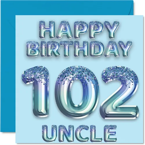 Miniatura 112 de Stuff4 Tarjeta de primer cumpleaños para niños, globo de fiesta con purpurina azul, tarjetas de feliz cumpleaños para niño de 1 año, nieto, hijo, 57