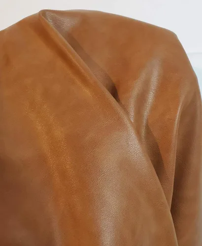 Miniatura 16 de NAT Leathers Café Nubuck Pulido Suave Piel Sintética Vegana de Poliuretano Aprobada por Peta 1 Yarda (91 cm de Largo x 137 cm de Ancho) Piel