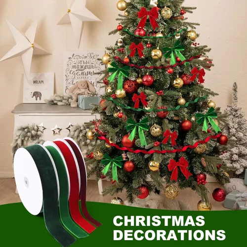 Miniatura 7 de Cinta de terciopelo negro de 1-1/2 pulgadas x 20 yardas, ideal para envolver regalos, lazos para el pelo, Navidad, decoración de fiesta de boda