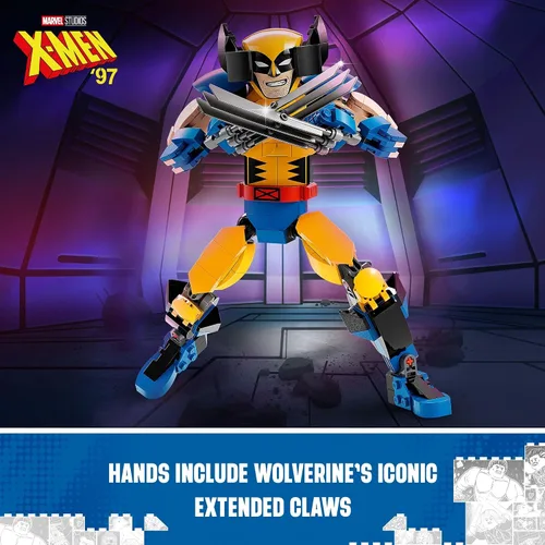 Miniatura 3 de LEGO Marvel Wolverine Figura de Construcción 76257 Figura de Acción de Marvel Construible, Figura Coleccionable de Marvel Completamente Articulable