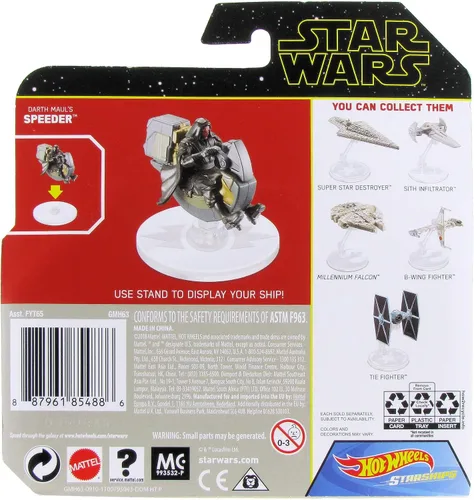 Miniatura 2 de Hot Wheels Star Wars Starships Darth Maul's Speeder