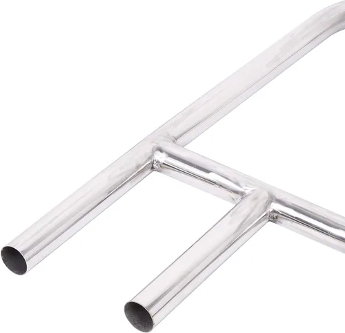 Miniatura 8 de ECOTRIC Pasamanos de piscina Riel de escalera de piscina 49-3/8 "X35-3/8 304 de acero inoxidable montado en cubierta cruzada soporte 300Lbs