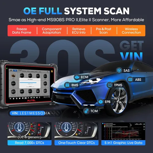 Miniatura 6 de Autel - MK808 Herramienta de diagnóstico automotriz