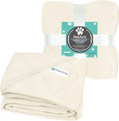 Miniatura 6 de PetAmi Manta Refrigerante Premium para Perros Manta Ligera y Esponjosa para Mascotas, Funda de Cama para Perros, Gatos y Cachorros Manta