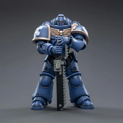 Miniatura 36 de Pipigirl Figuras de acción de soldado de licencia genuina 1/18, kits de modelos de guerrero extremo militar militar de 4 pulgadas Ultramarino