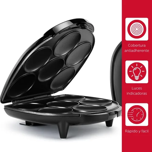 Miniatura 3 de Holstein Housewares HU-09005B arepa eléctrica., Negro