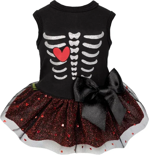 Miniatura 14 de Fitwarm Cuter Than Cupid - Vestido de tul para perro, linda ropa para chicas, ropa divertida para mascotas, rojo borgoña, talla S